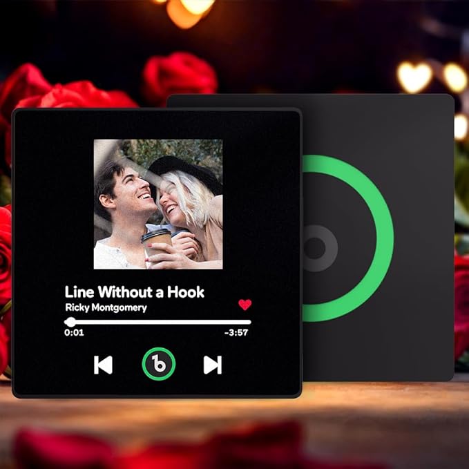 Imán personalizable con foto y musica