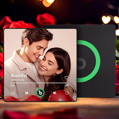 Imán personalizable con foto y musica